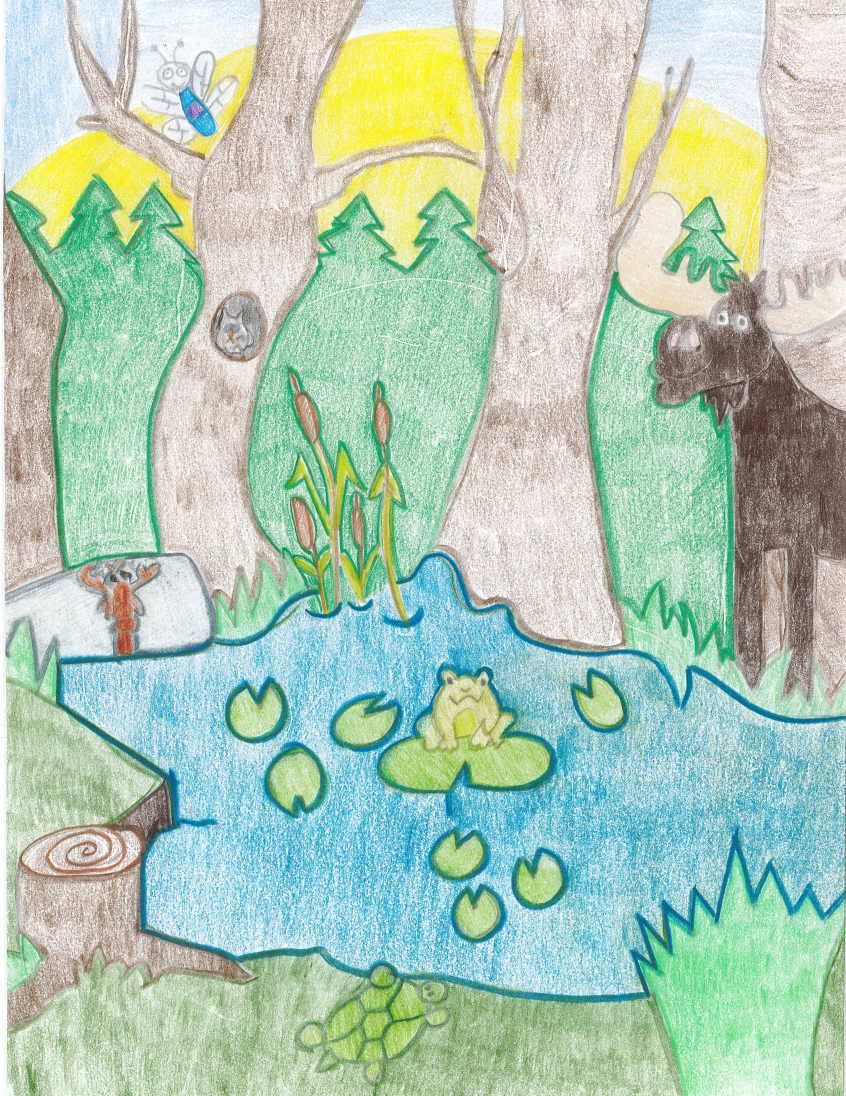 1st Place Nya of Davison School - Grade 3 (Prize_ $100 Cash Plus a Pizza Party for their Class!)